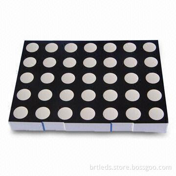 Matrix Height 8 x 8 Dot Matrix Display, Single Color Available